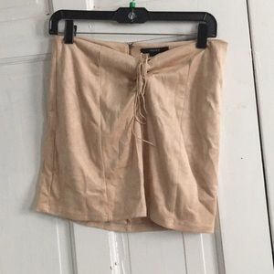 Silk Cream Skirt